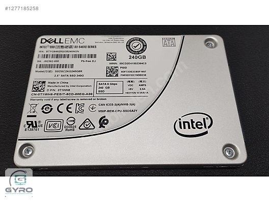 DELL EMC Intel SSD D3-S4610 Series 240GB 2.5